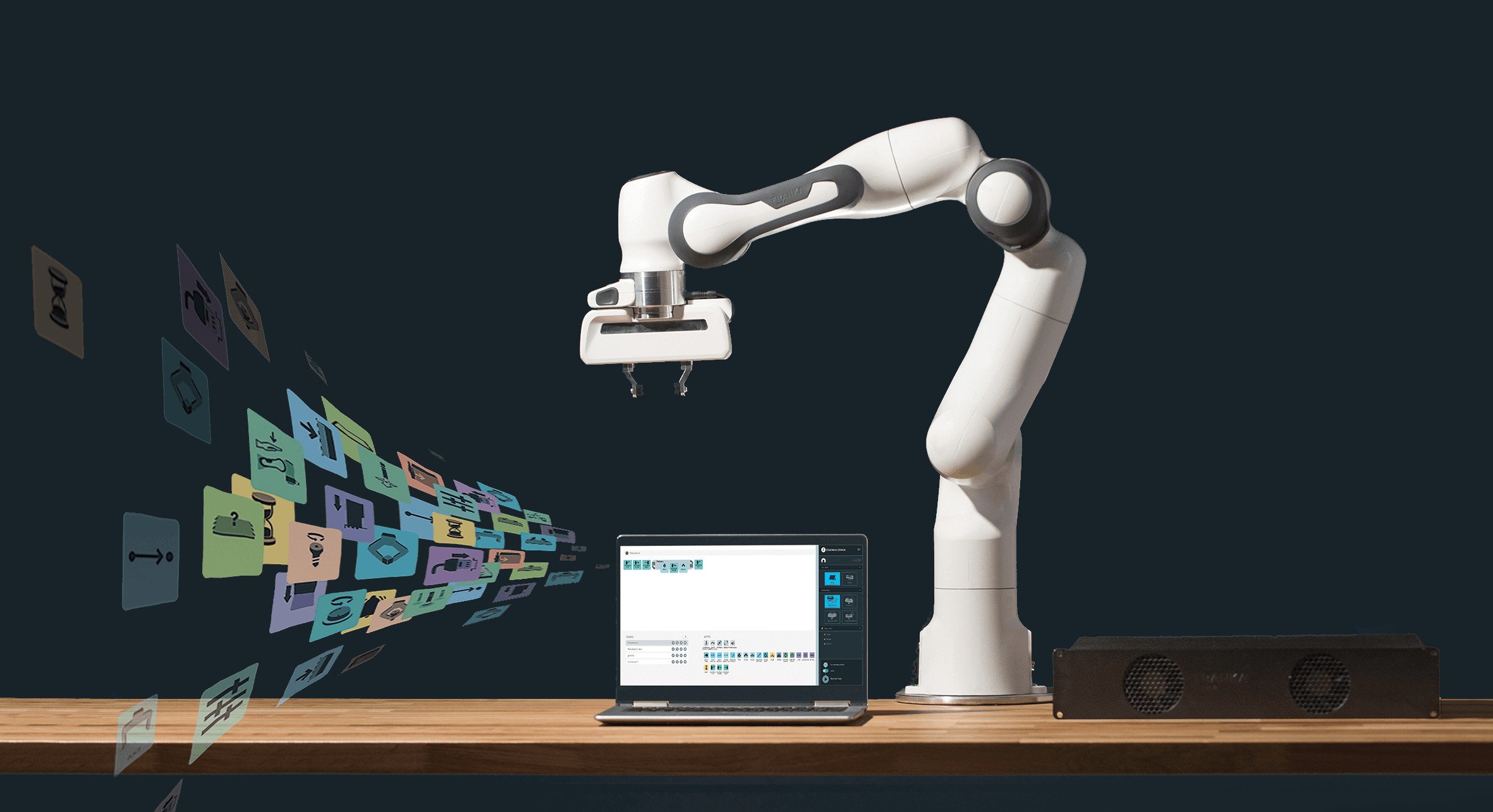 cobot programmeren Franka Emika Panda