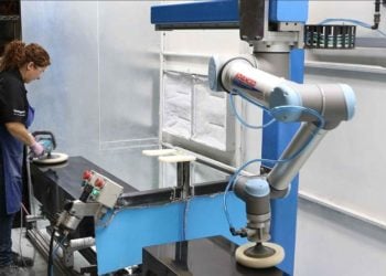UR10 polishing collaboratieve robot ur10
